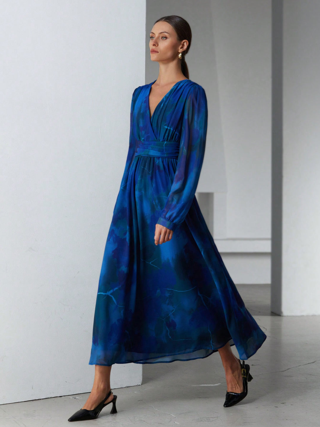 Rochie maxi SHEIN, mix culori