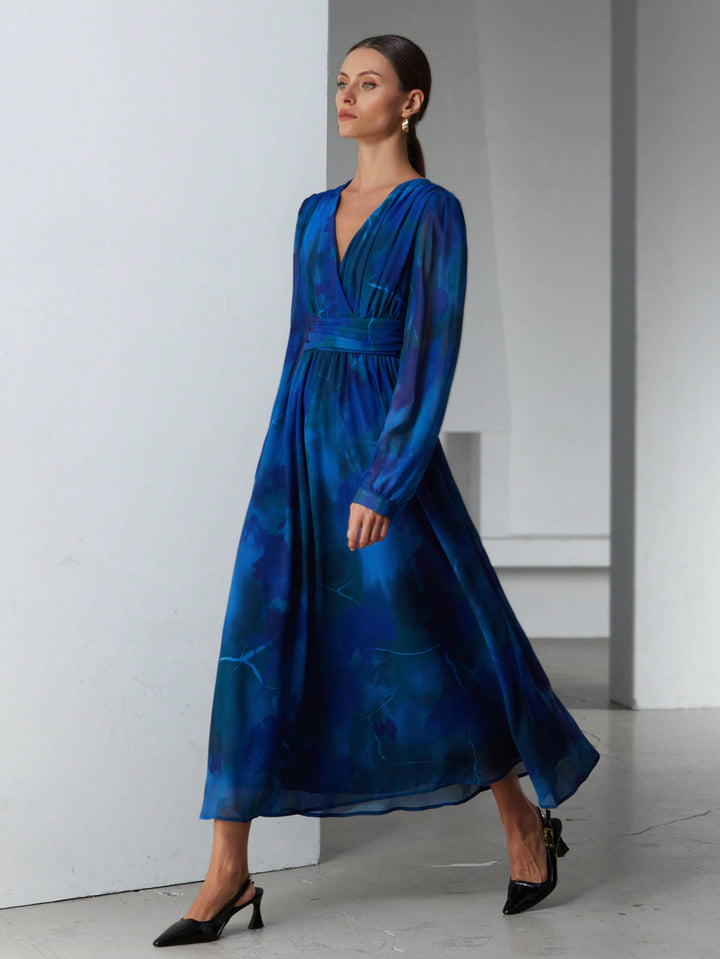 Rochie maxi SHEIN, mix culori