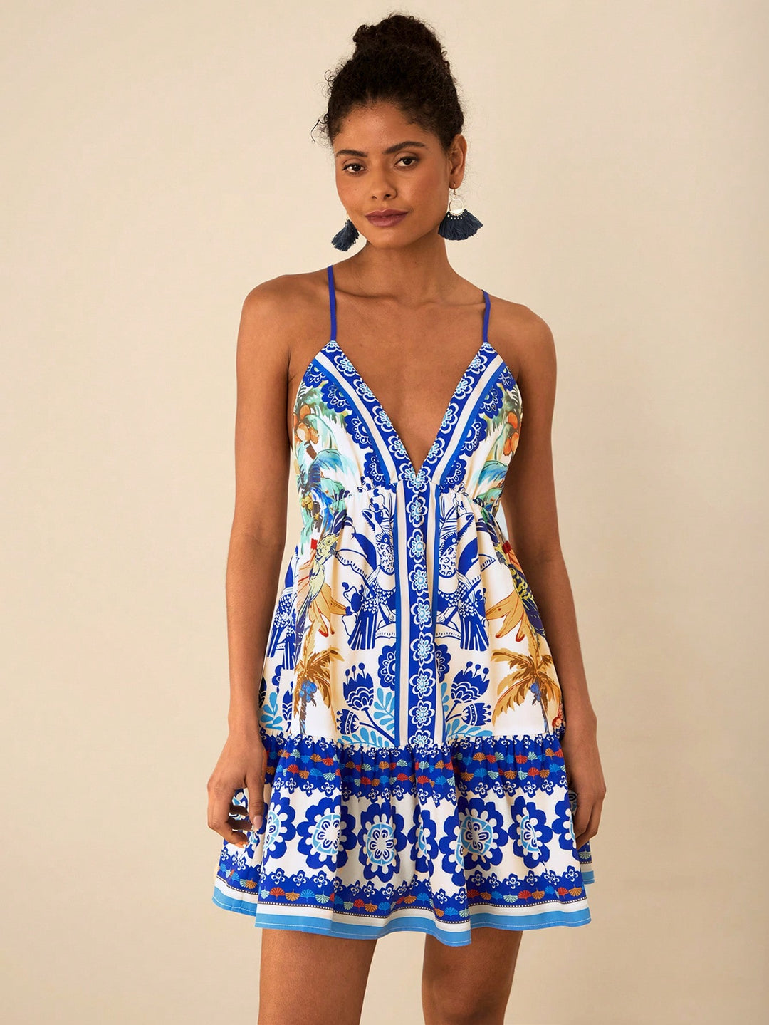 Rochie scurtă SHEIN, albastru