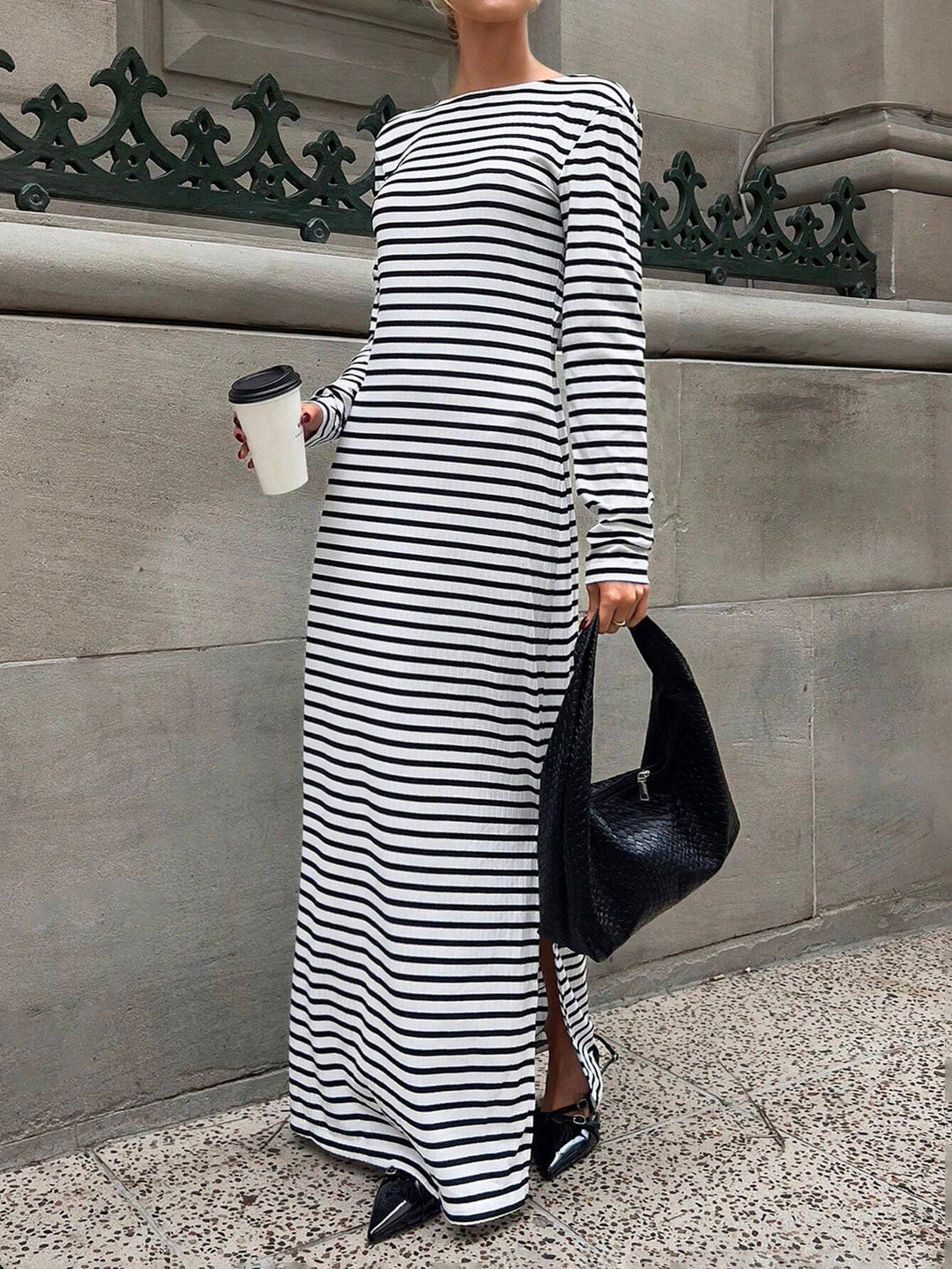Rochie maxi Shein, mix culori