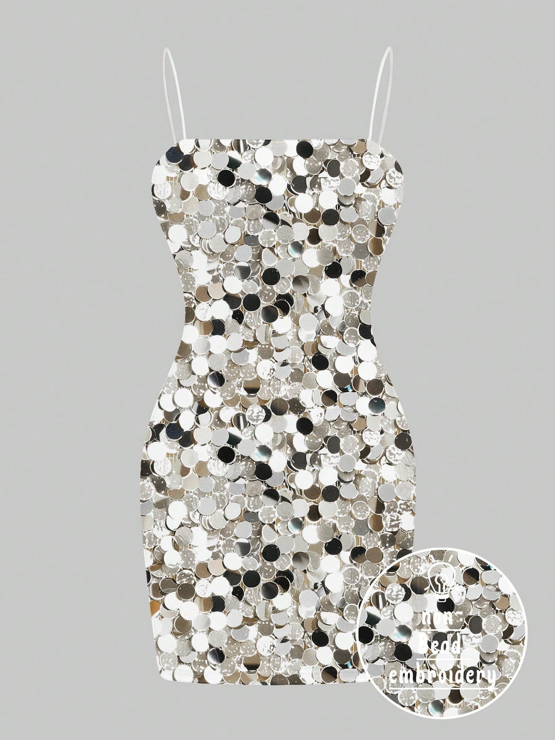 Rochie mini SHEIN, alb