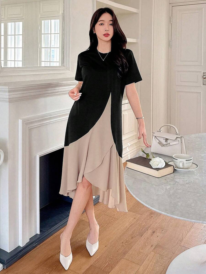 Rochie midi SHEIN, mix culori