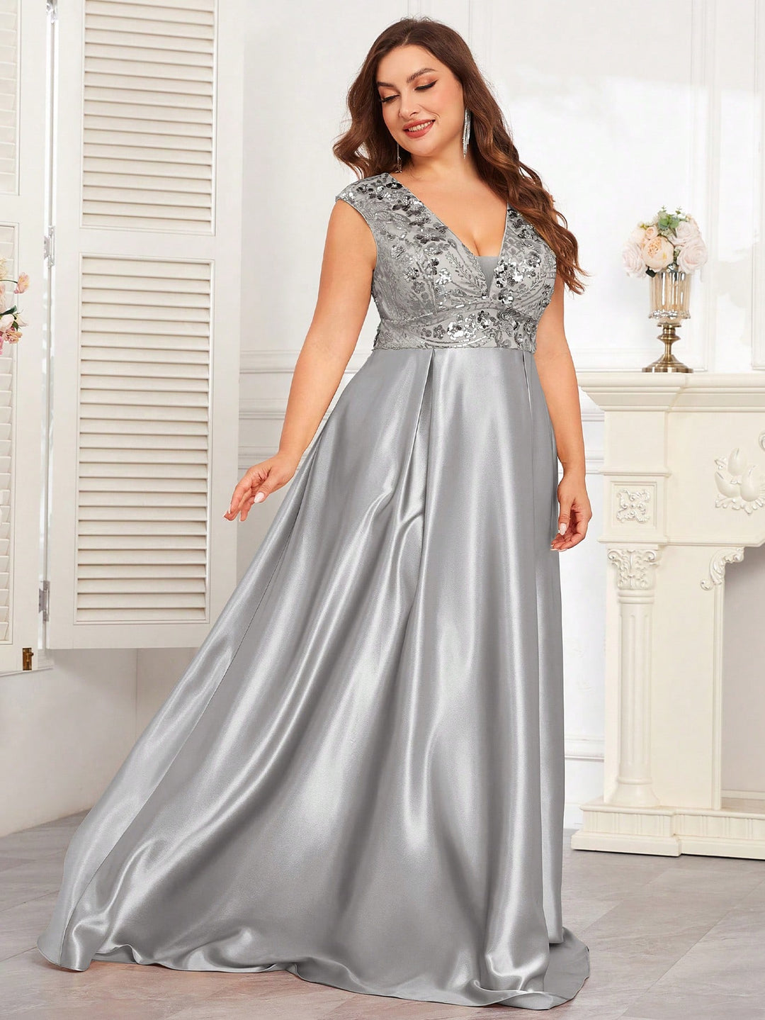 Rochie SHEIN, gri