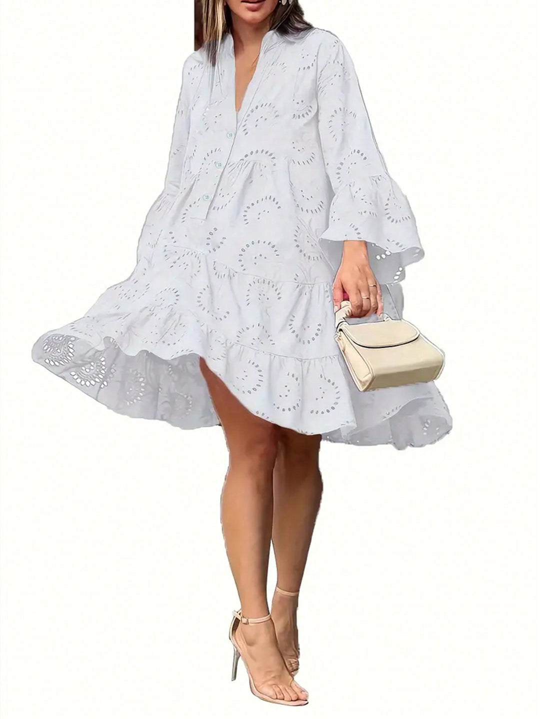 Rochie scurtă SHEIN, alb