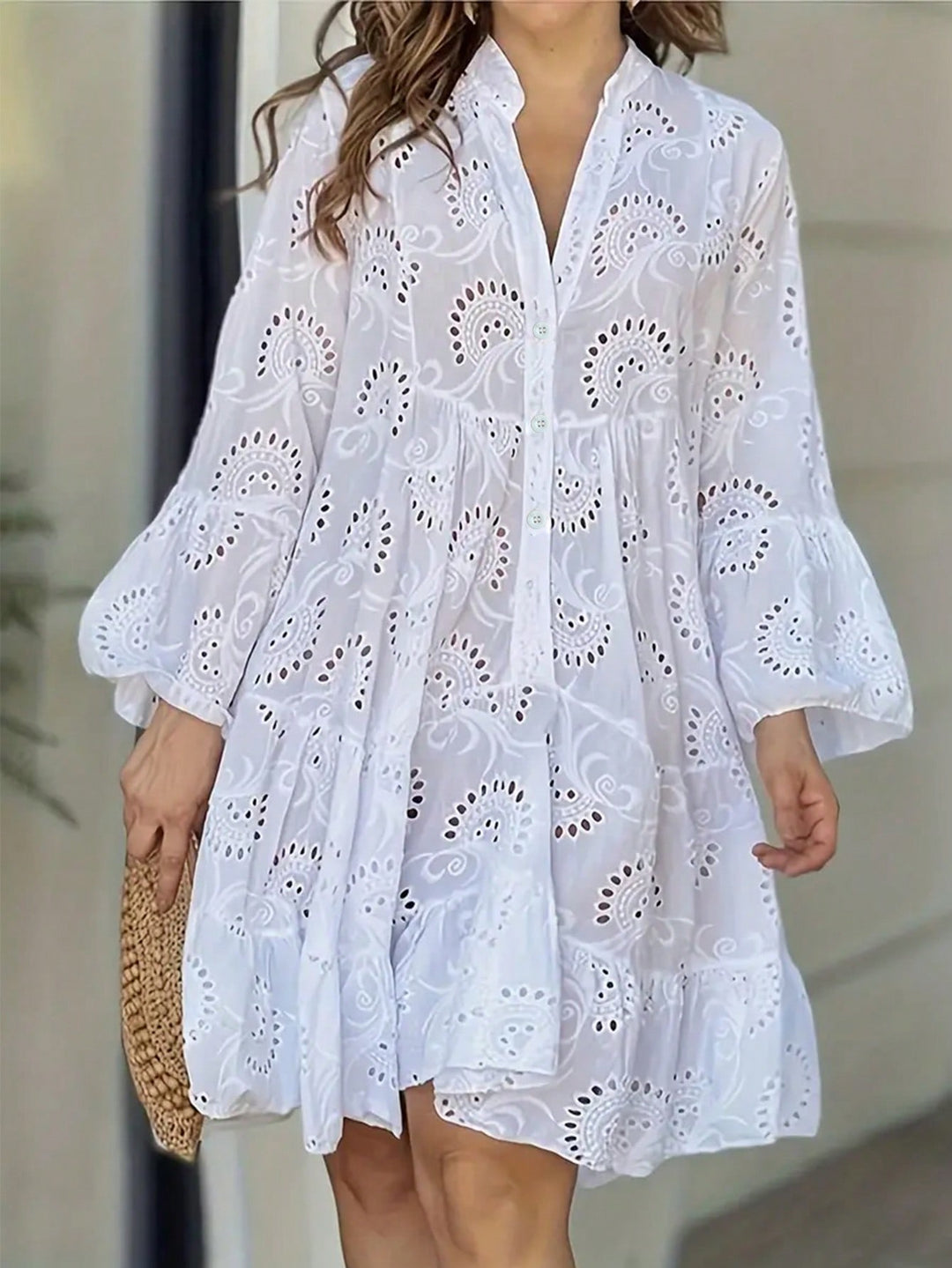 Rochie scurtă SHEIN, alb