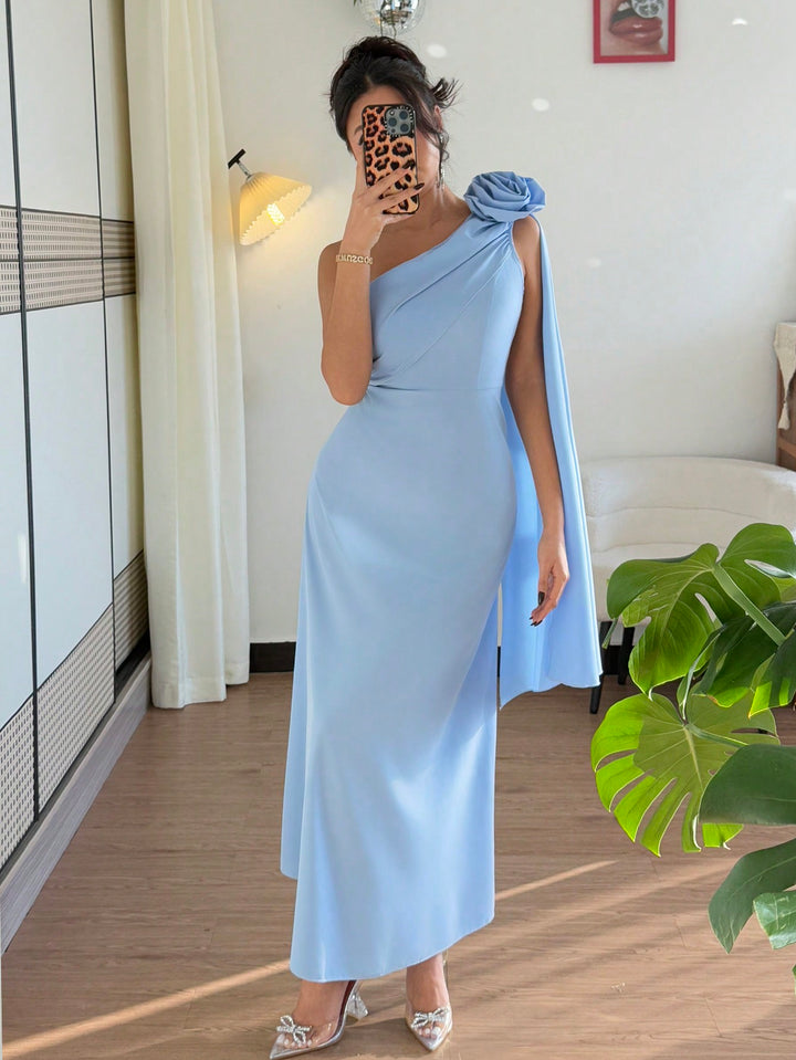 Rochie maxi SHEIN, albastru