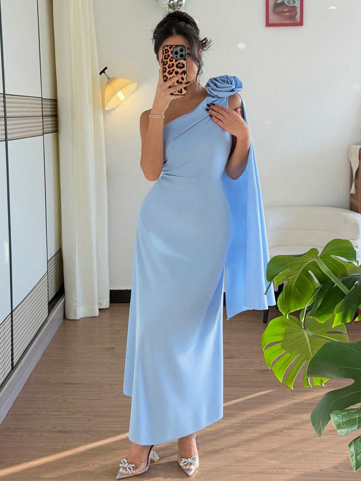 Rochie maxi SHEIN, albastru