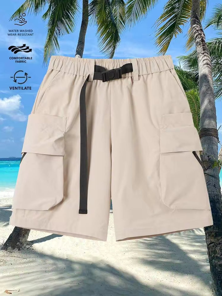 Pantaloni scurți SHEIN, crem