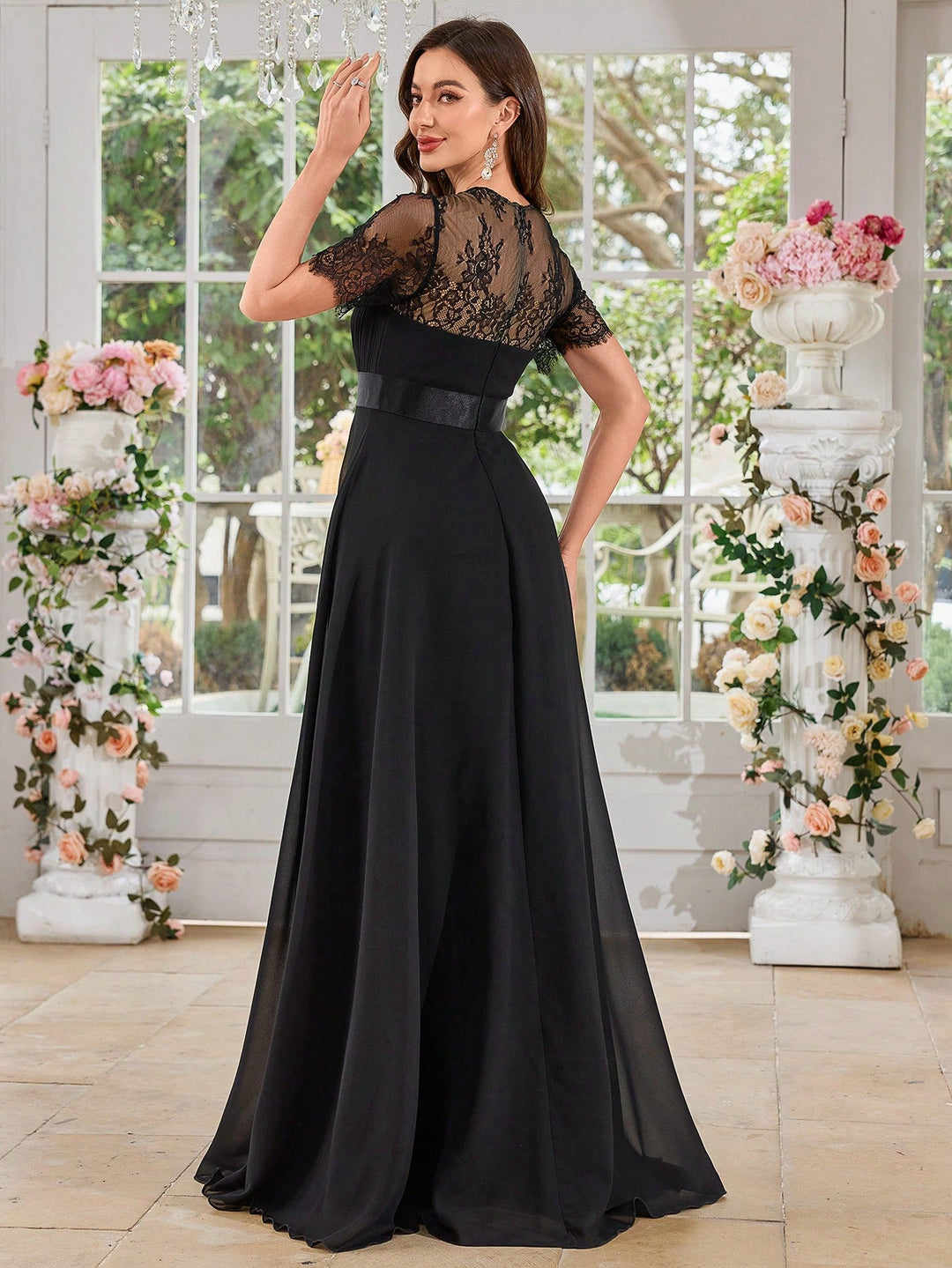 Rochie maxi SHEIN, negru