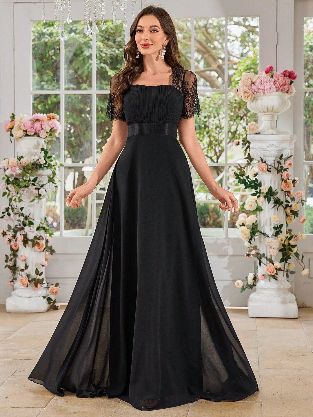 Rochie maxi SHEIN, negru