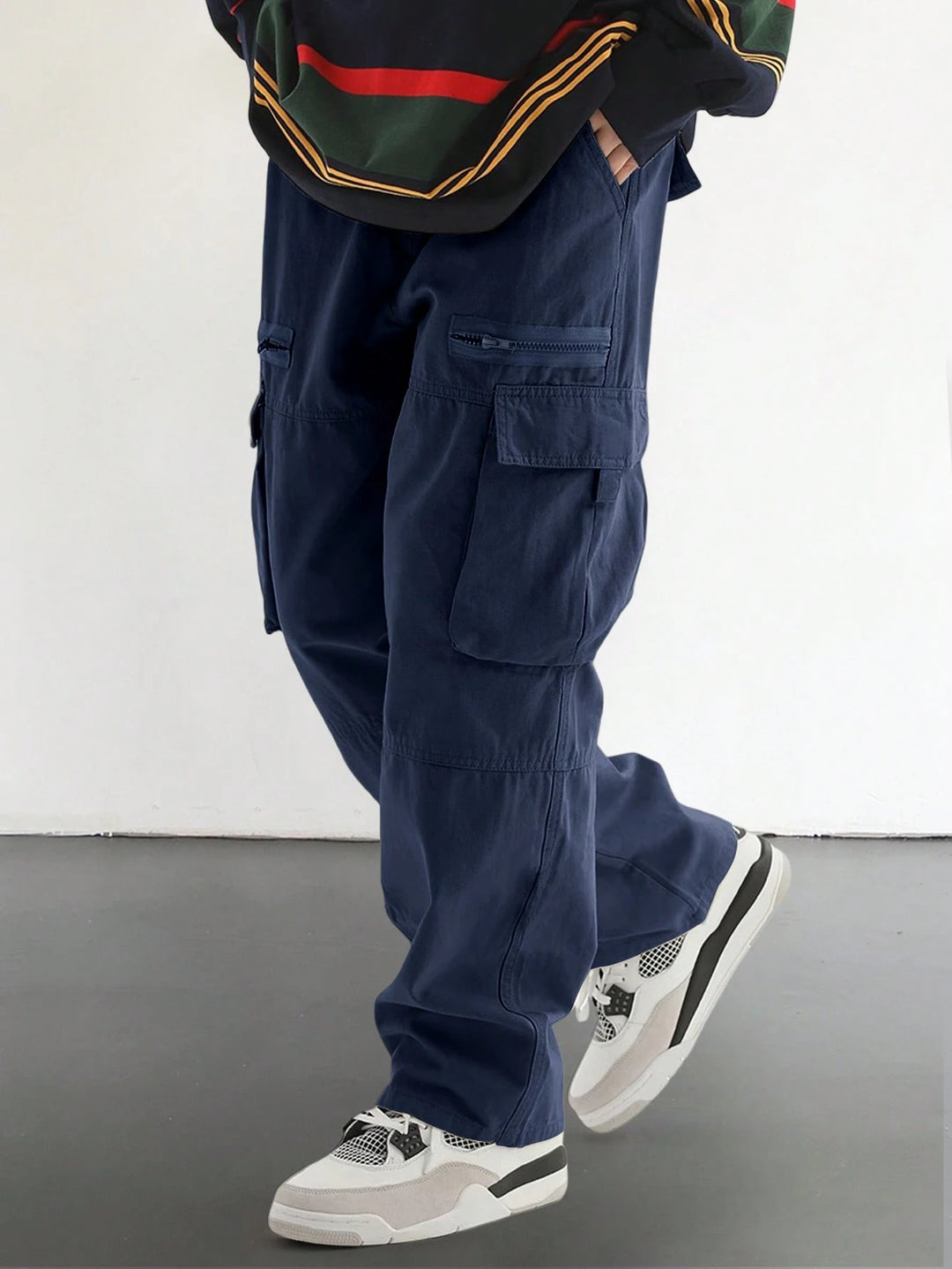 Pantaloni SHEIN, albastru