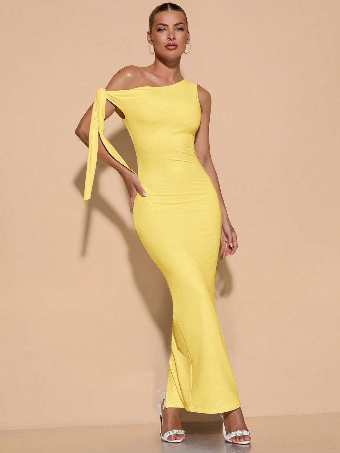 Rochie maxi SHEIN, galben