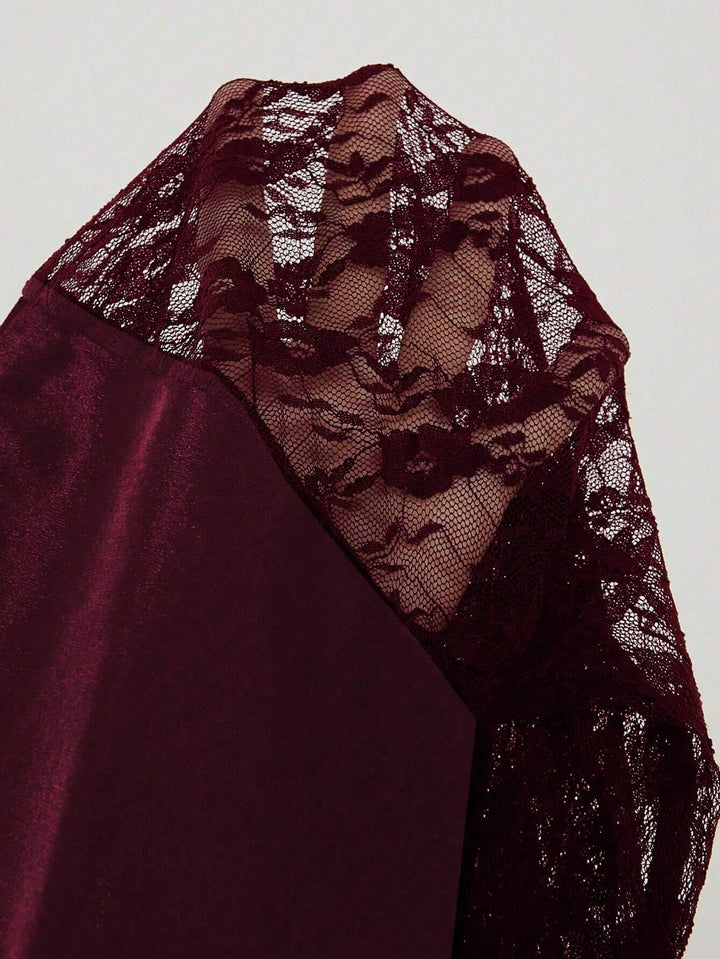 Rochie midi SHEIN, vișiniu