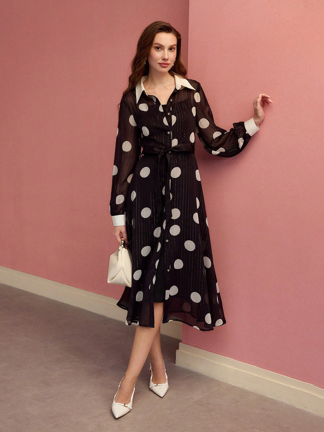 Rochie midi SHEIN, mix culori