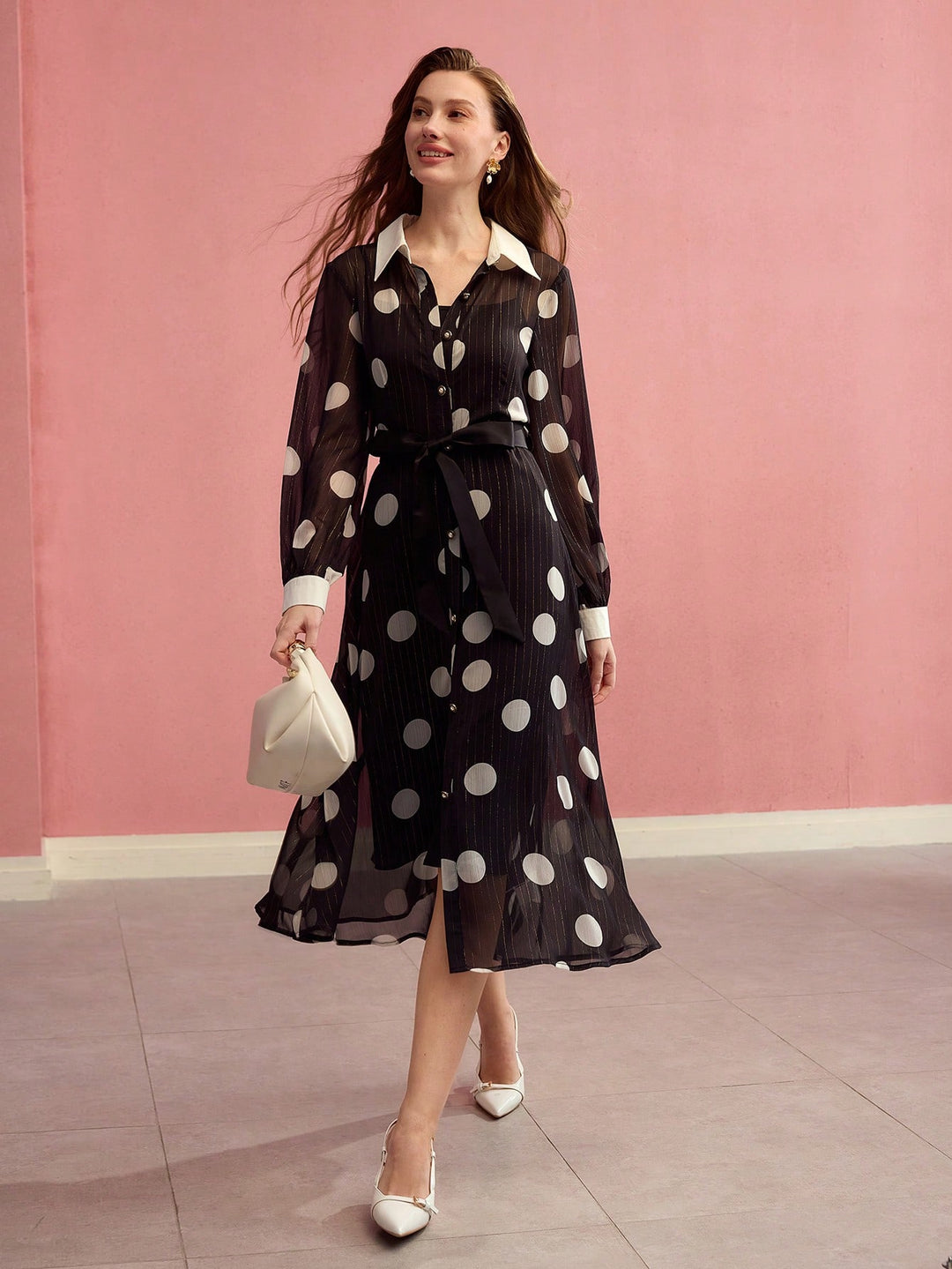 Rochie midi SHEIN, mix culori