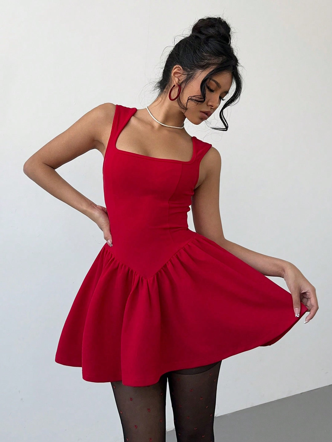 Rochie mini SHEIN, roșu