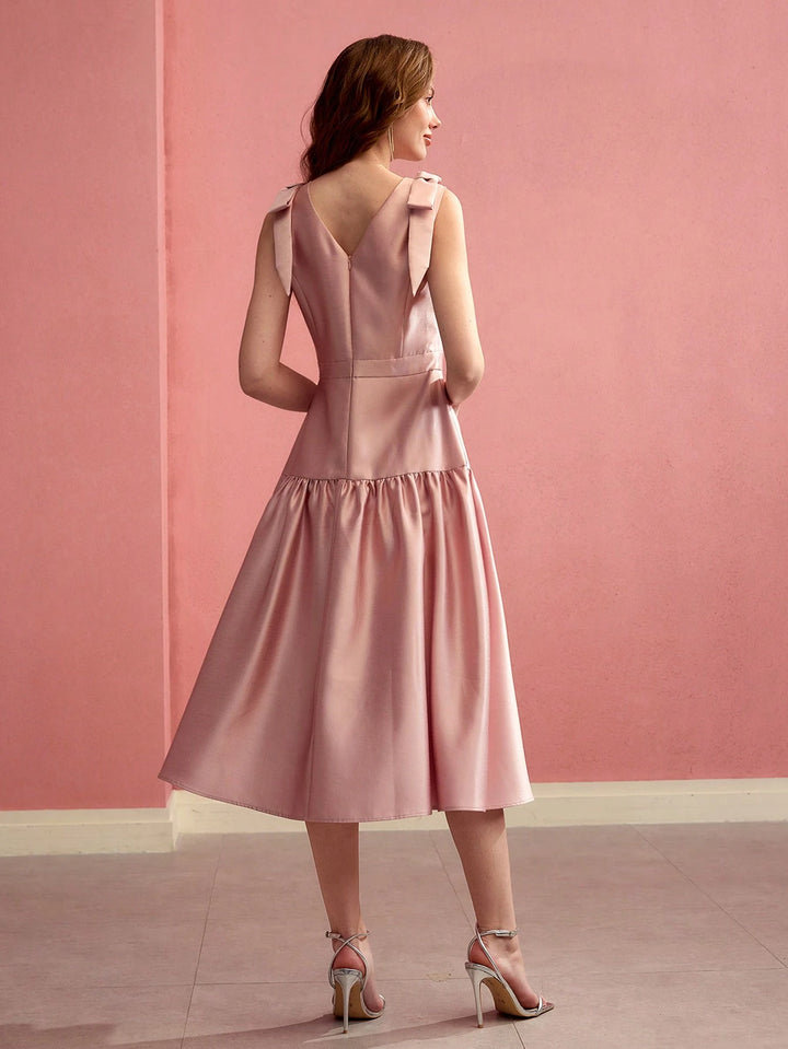 Rochie midi SHEIN, roz