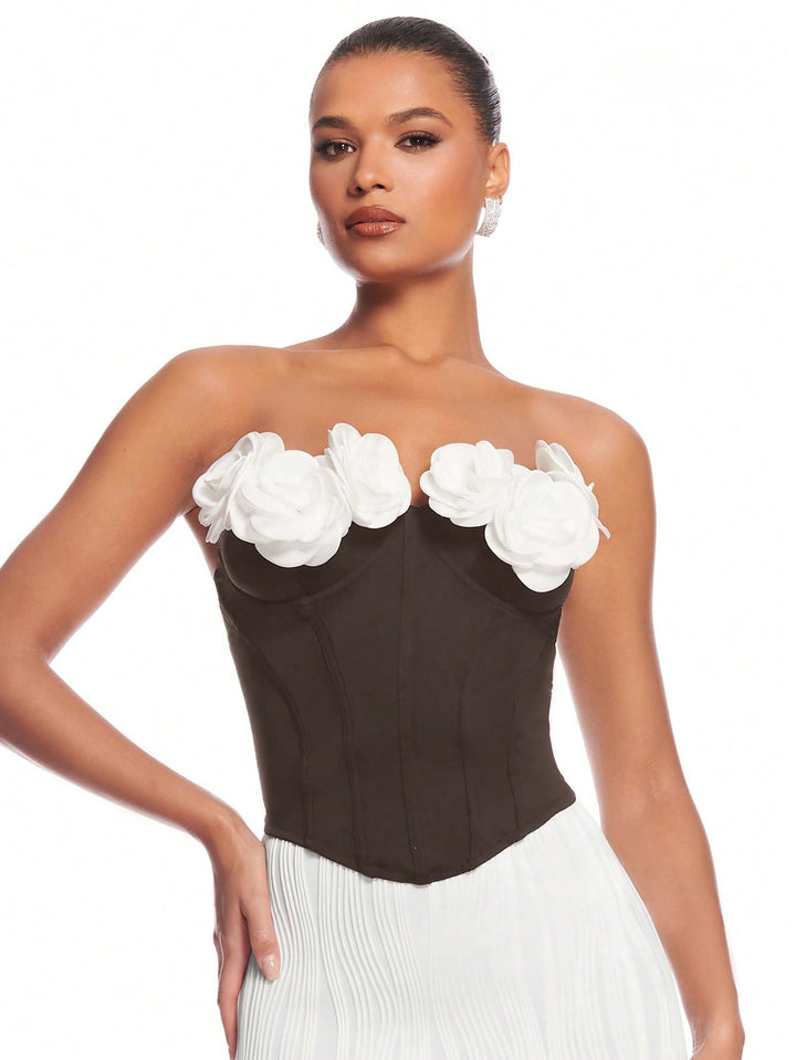 Corset SHEIN, maro
