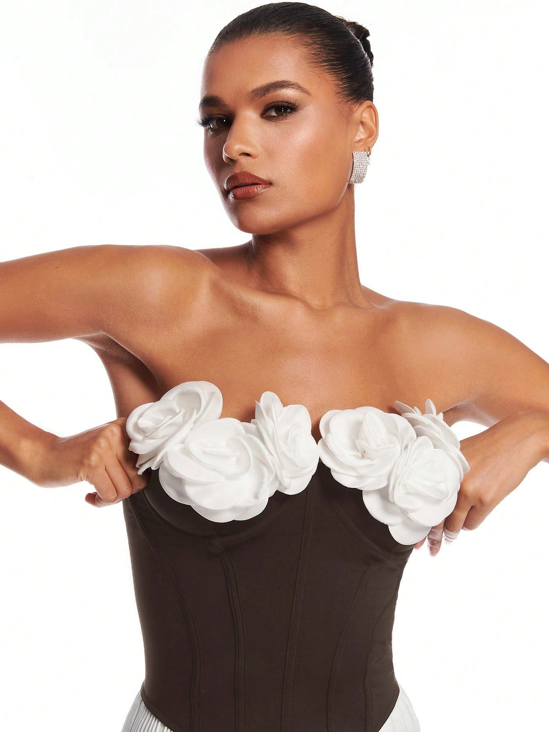 Corset SHEIN, maro