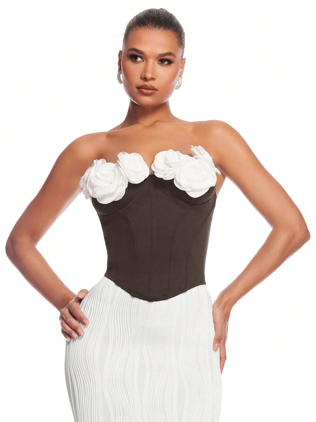 Corset SHEIN, maro