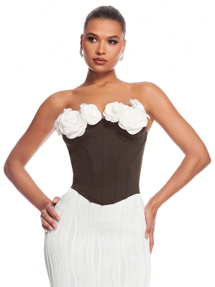 Corset SHEIN, maro
