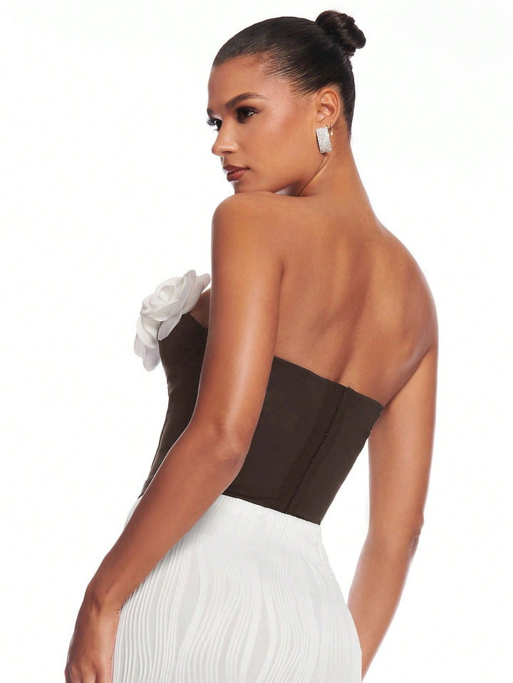 Corset SHEIN, maro
