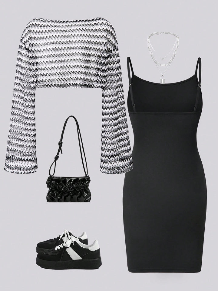 SHEIN ruha, fekete