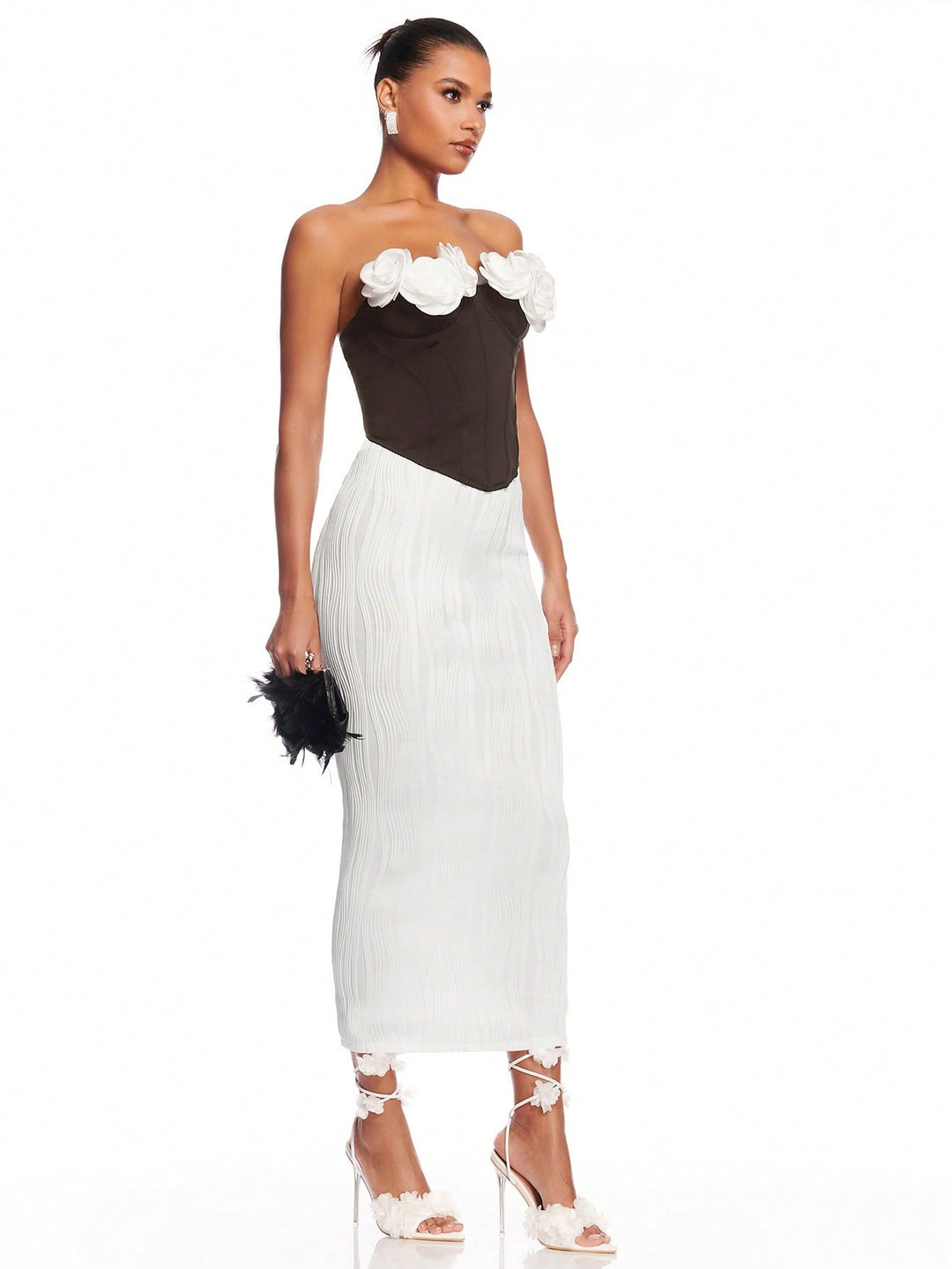 Corset SHEIN, maro