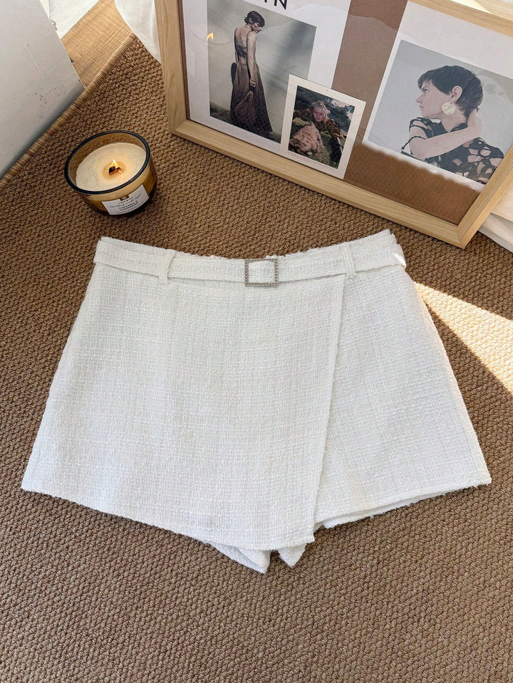 Fustă pantalon SHEIN, crem