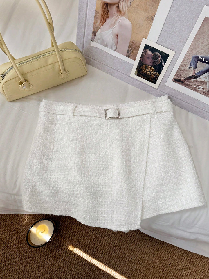 Fustă pantalon SHEIN, crem