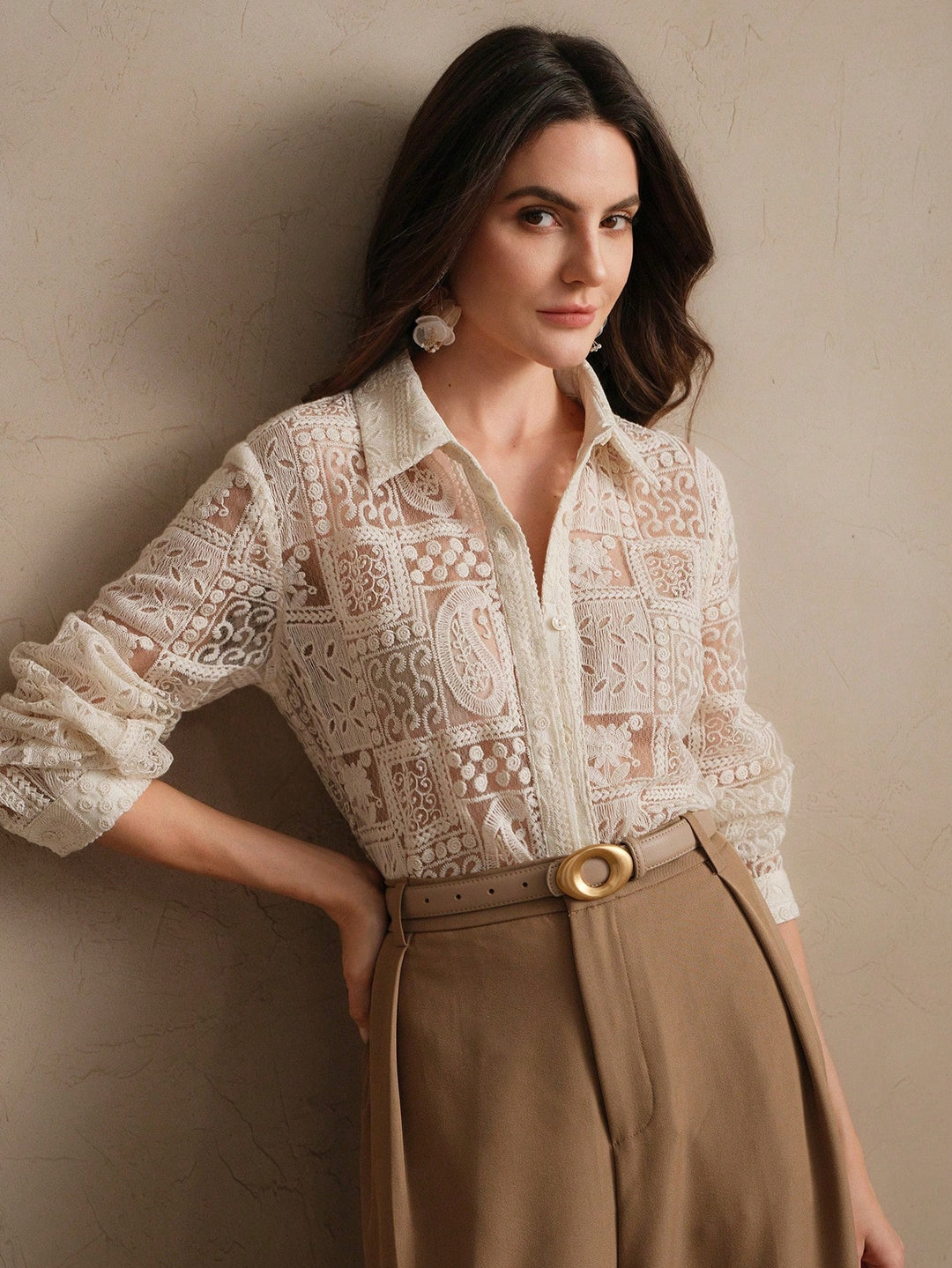 Bluza SHEIN, bej