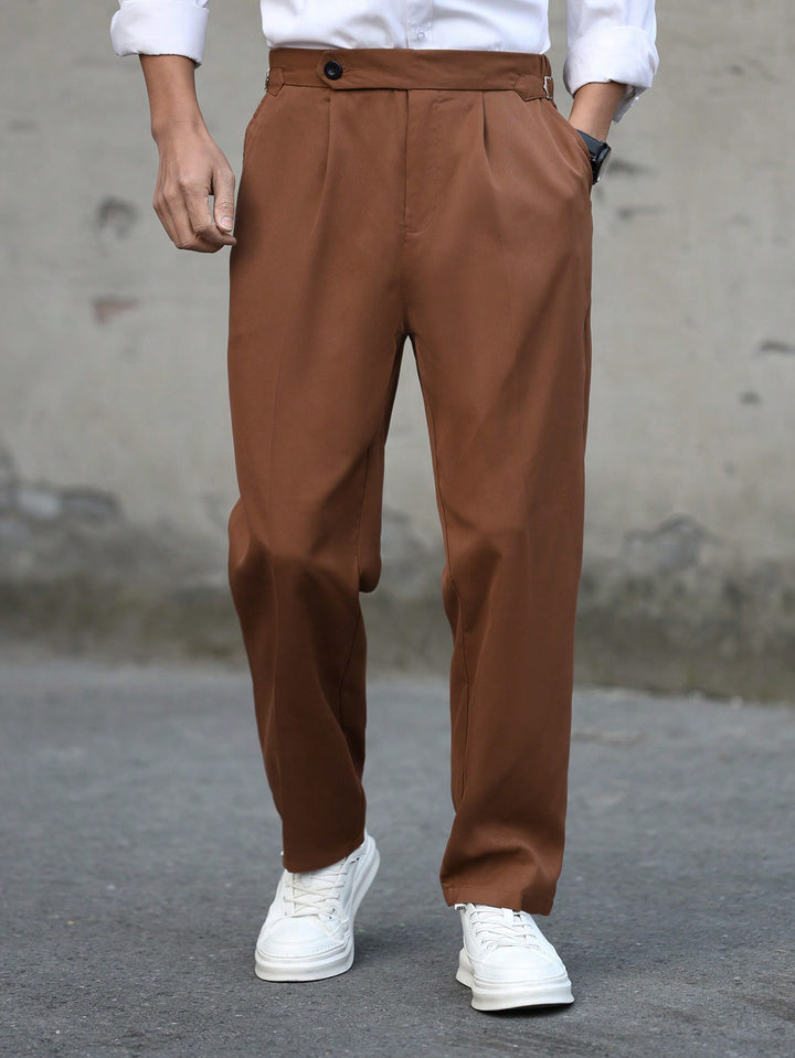 Pantaloni SHEIN, maro