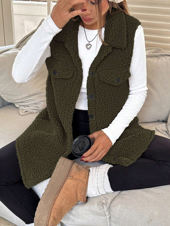 Vestă SHEIN, verde