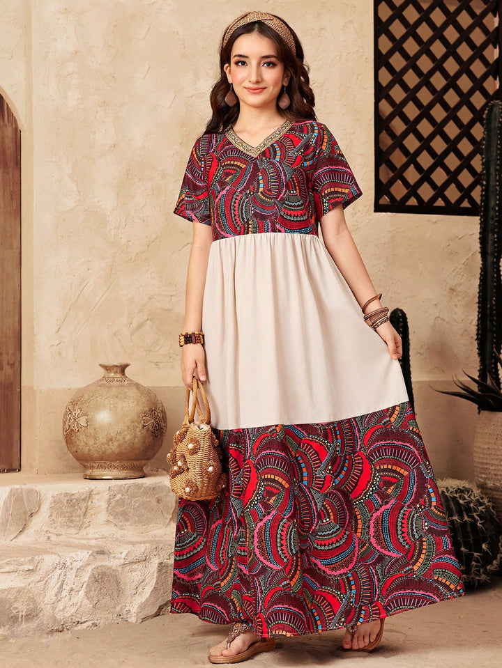 Rochie lungă SHEIN, mix culori