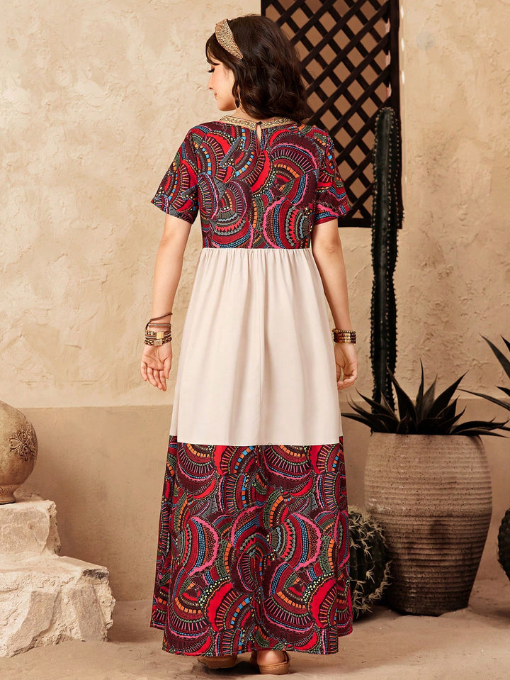 Rochie lungă SHEIN, mix culori