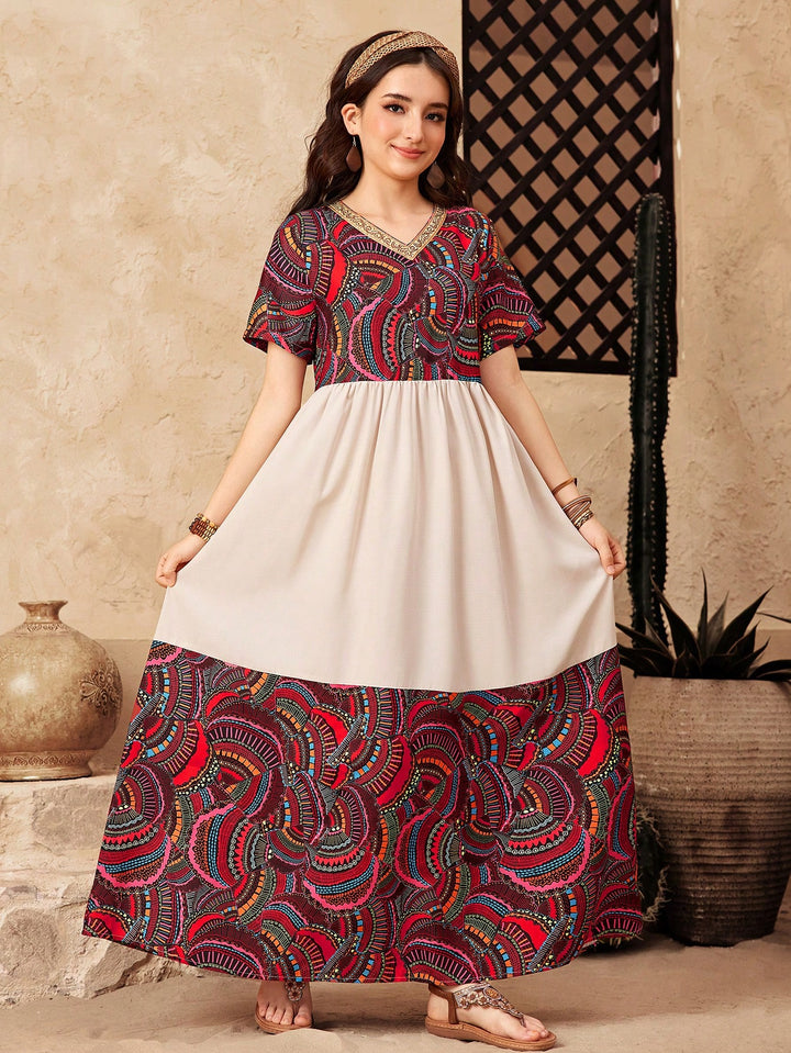Rochie lungă SHEIN, mix culori