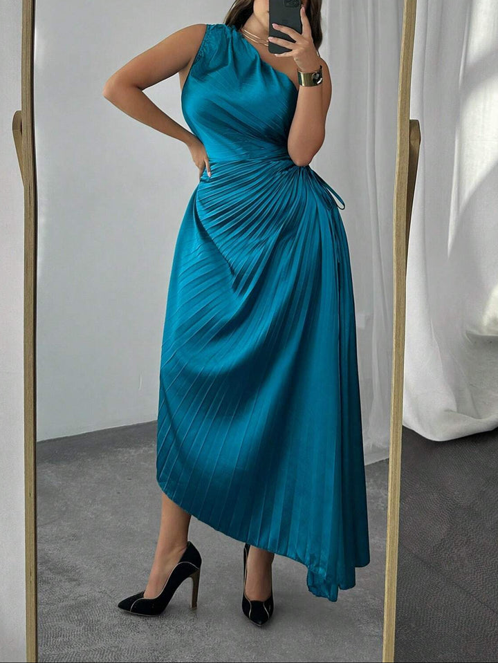 Rochie maxi Shein Curve+, albastru