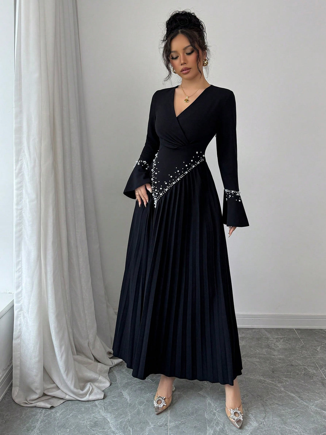Rochie maxi SHEIN, negru