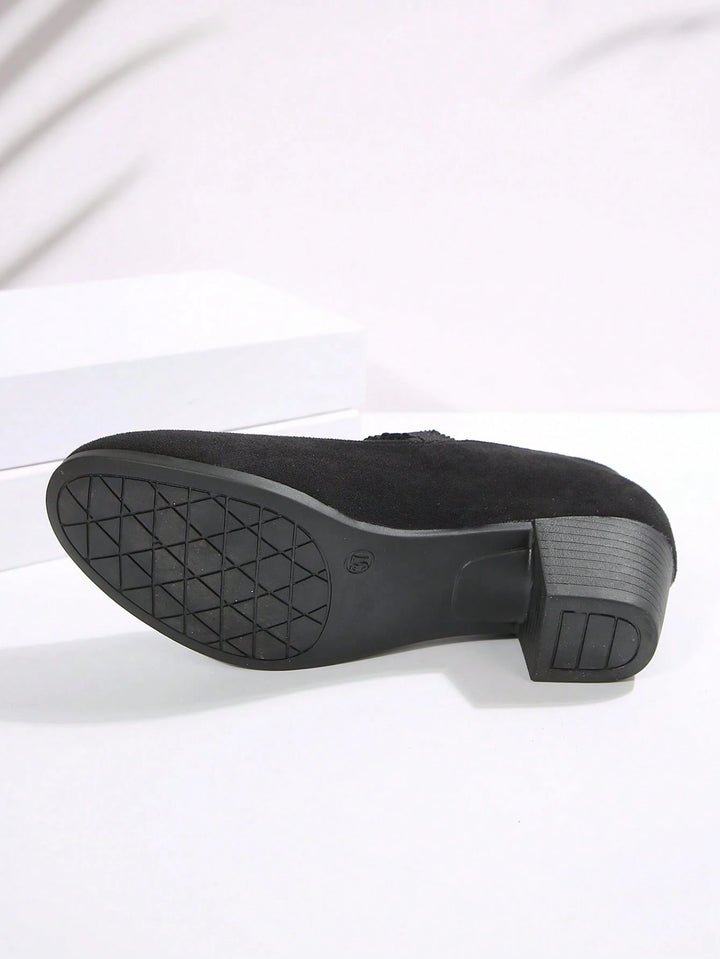 Pantofi cu toc SHEIN, negru