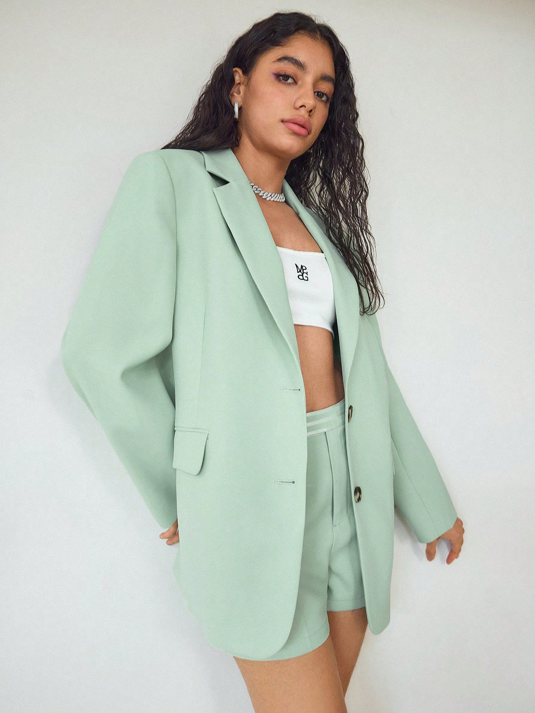Sacou SHEIN, verde
