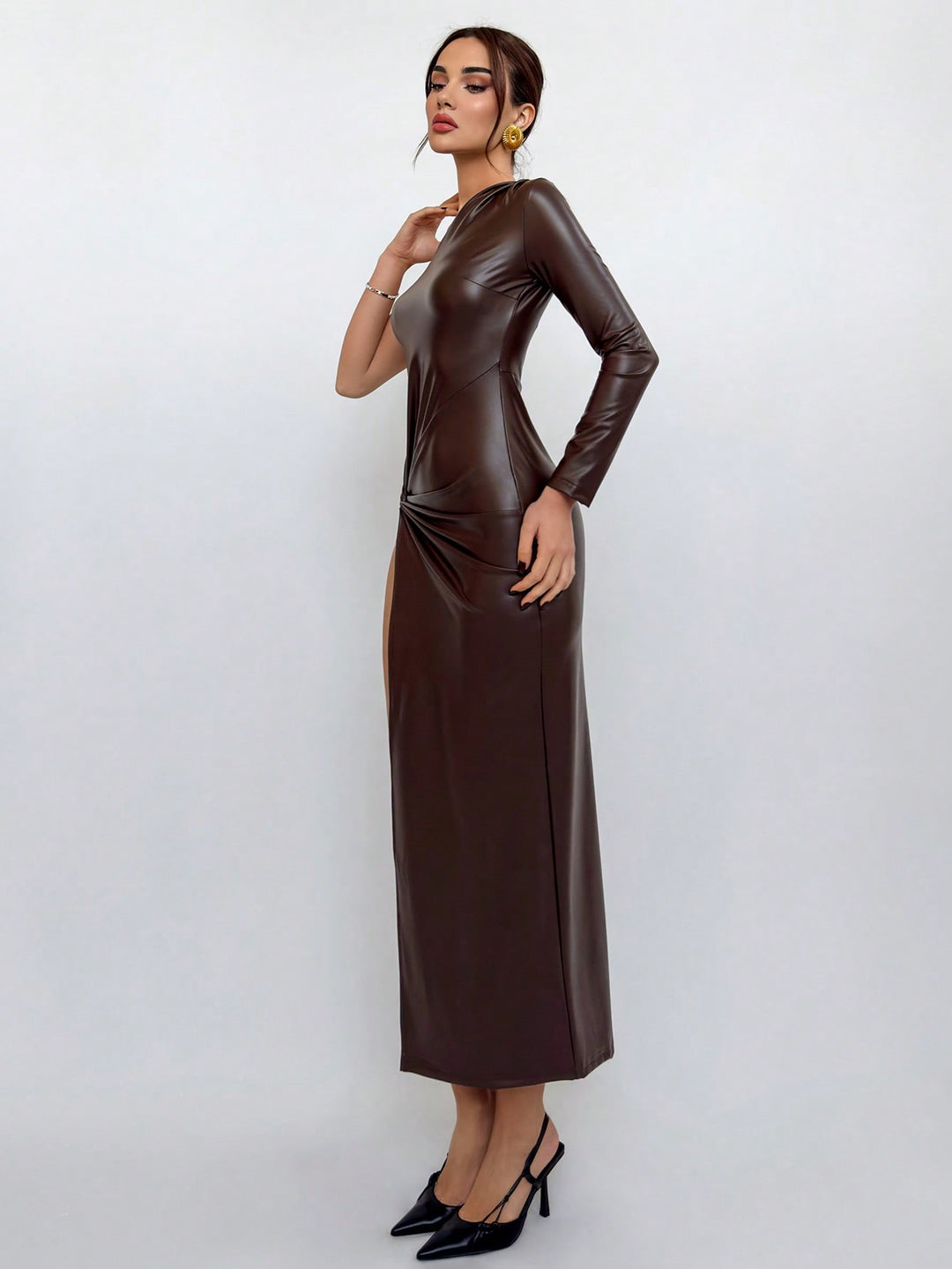 Rochie SHEIN, maro
