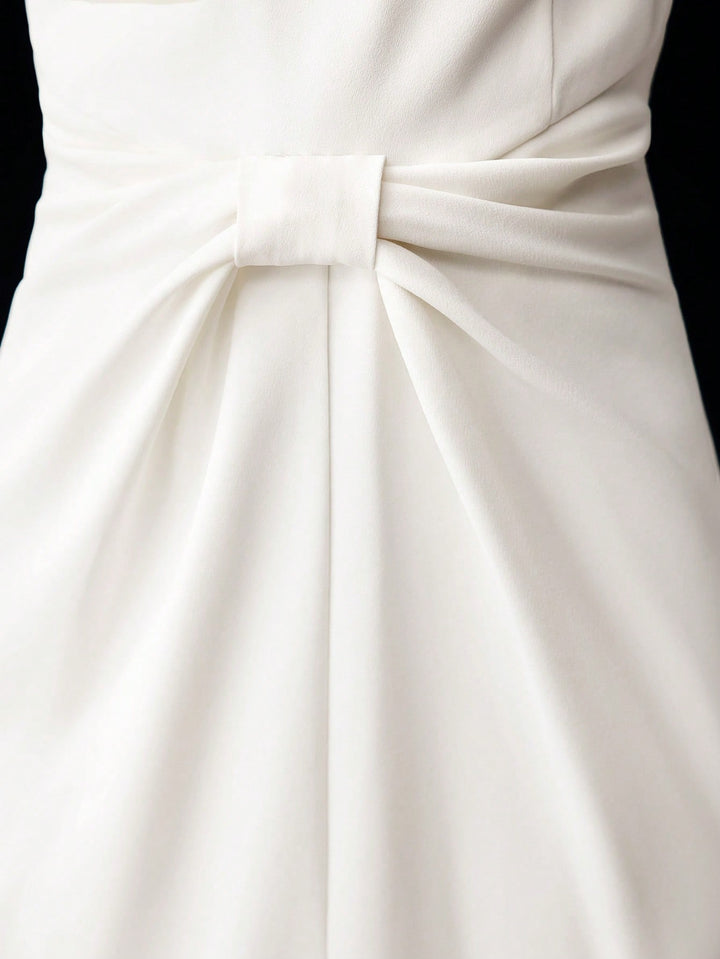 Rochie midi SHEIN, alb