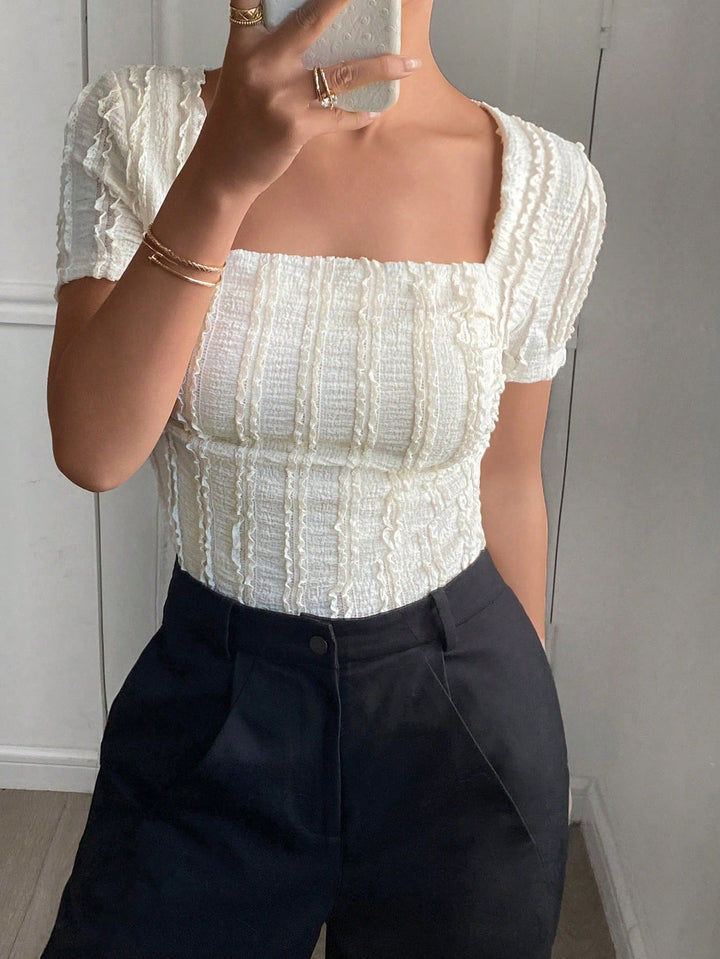 Top SHEIN, crem