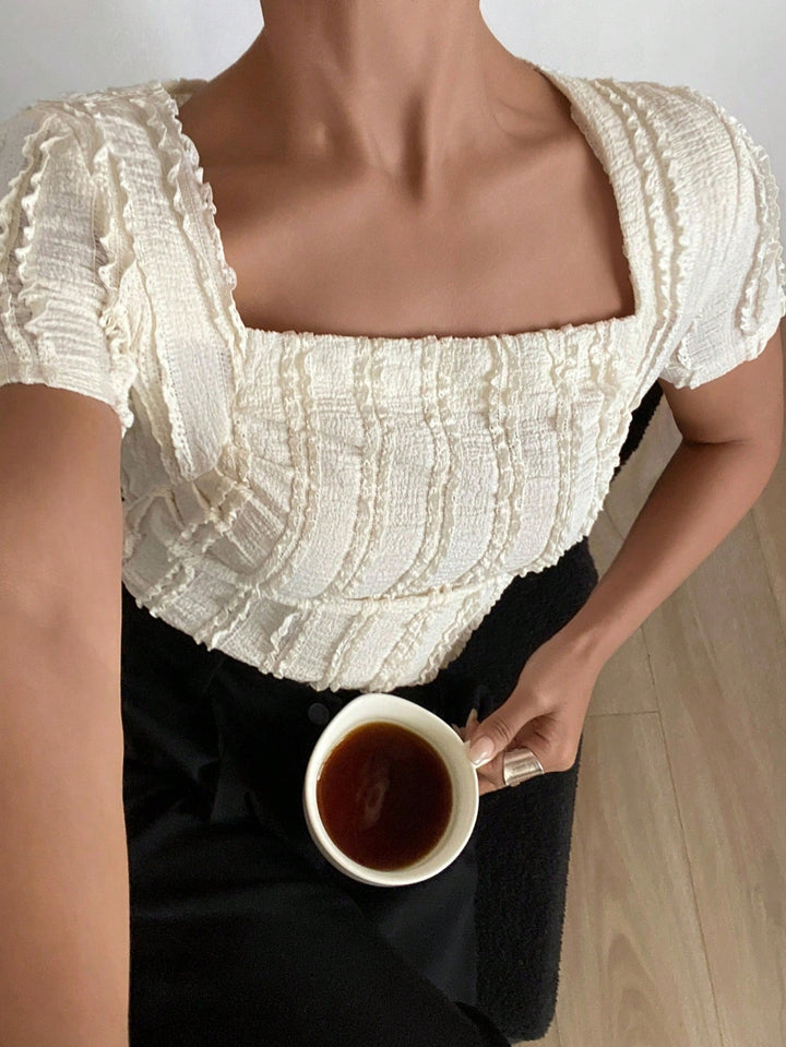 Top SHEIN, crem