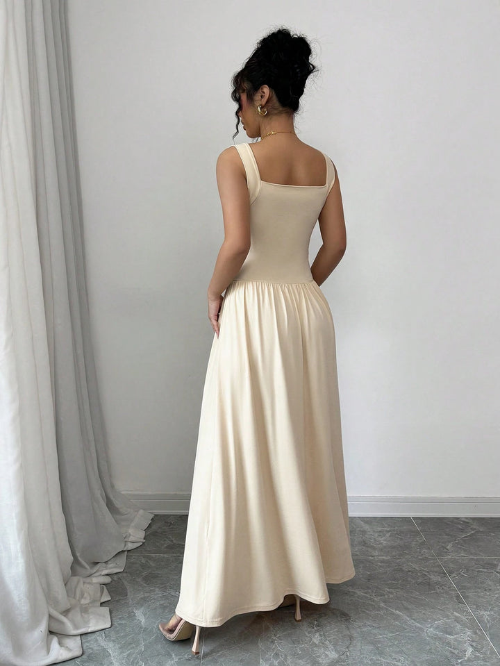 Shein bézs maxiruha