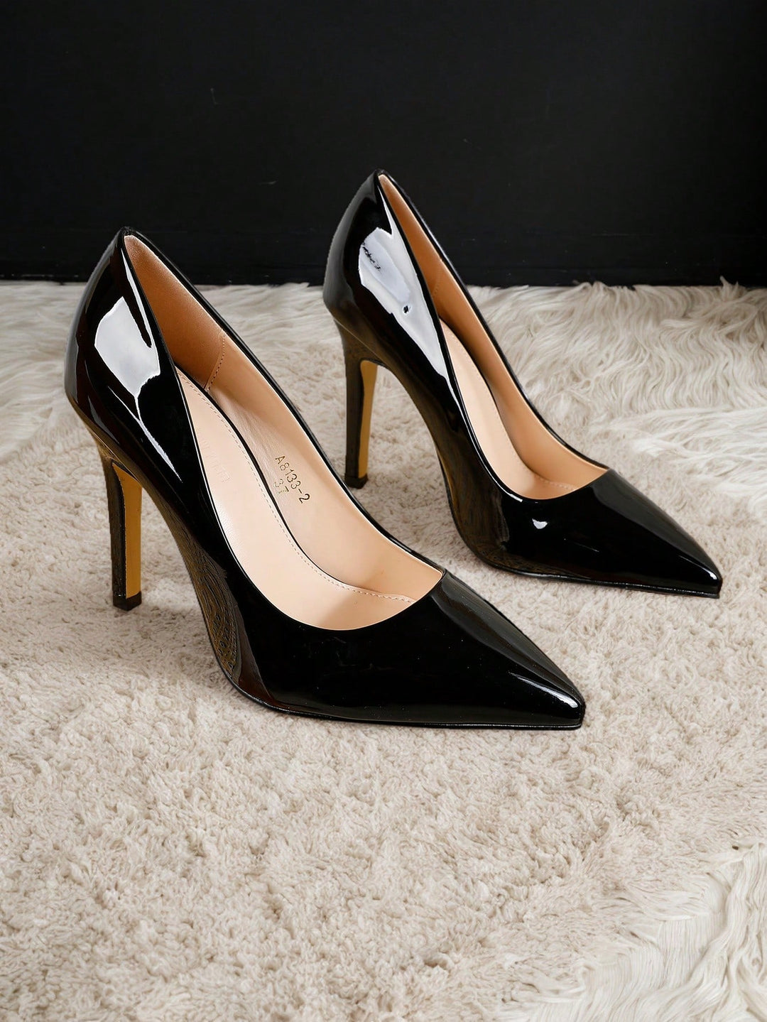 Pantofi cu toc SHEIN, negru