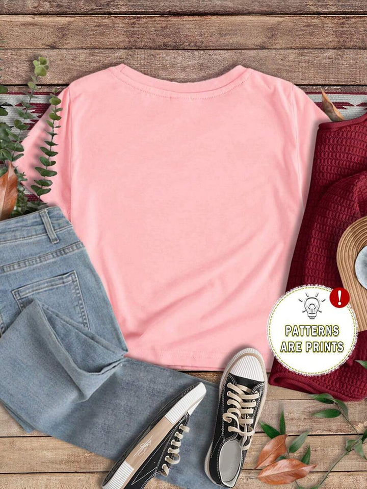 Tricou SHEIN, roz