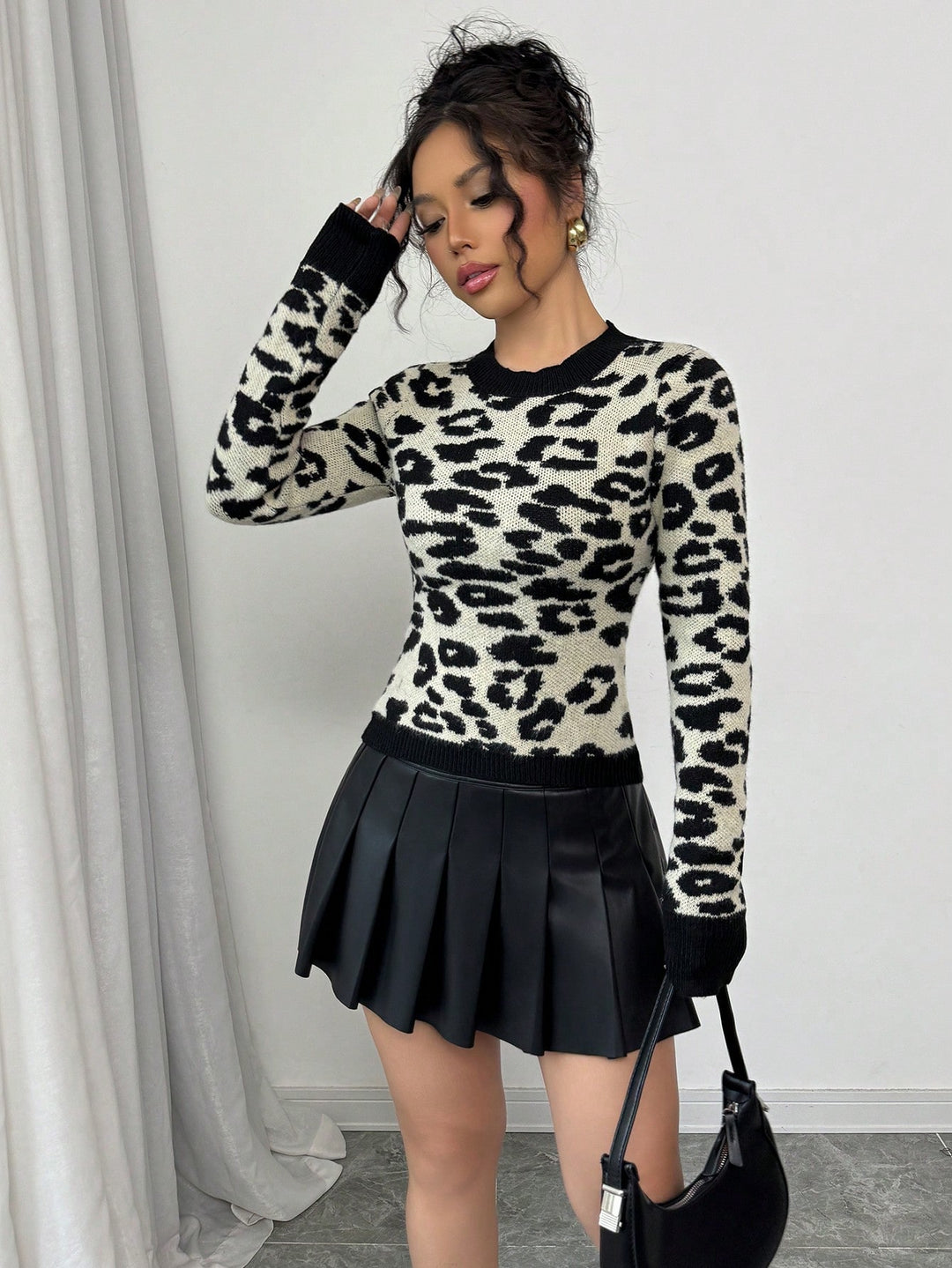Pulover SHEIN, negru