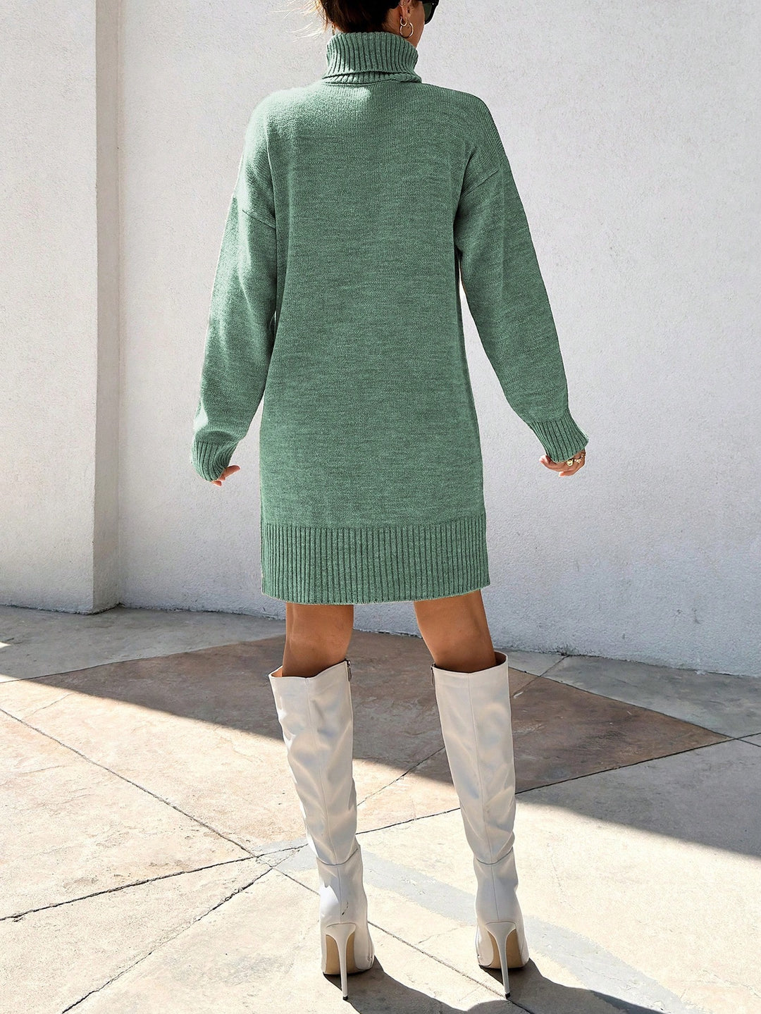 Rochie mini SHEIN, verde