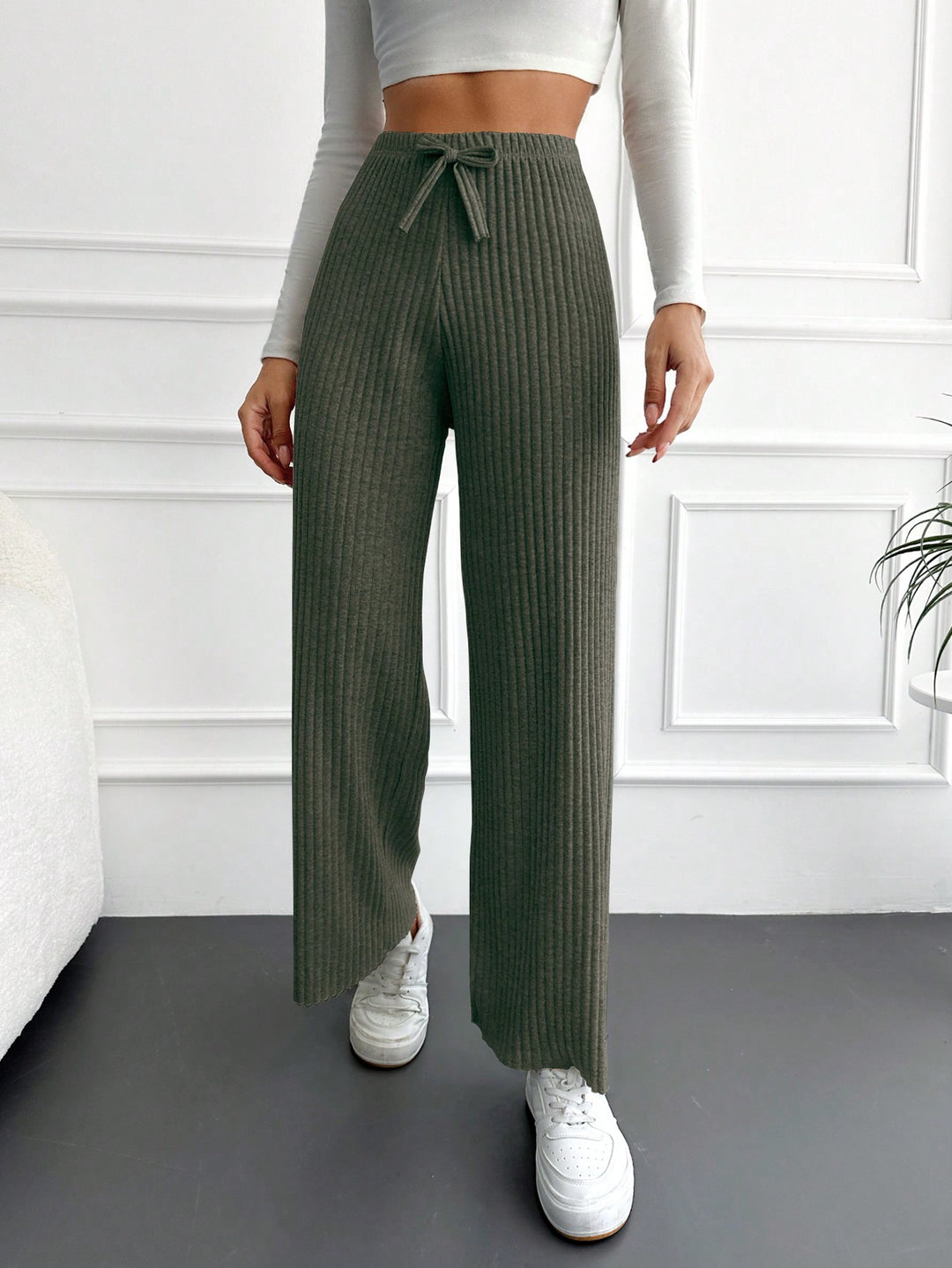 Pantaloni SHEIN, kaki